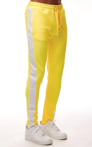 Track Pants - Neon Yellow/White 6/Pack
