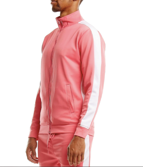 Track Jacket - Pink/White 6/Pack