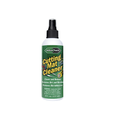 Albachem Cutting Mat Cleaner bottle with label, designed for cleaning cutting mats and crafting surfaces.