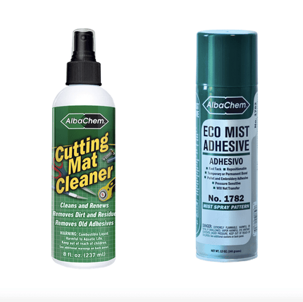 Albachem Cutting Mat Cleaning Set with brushes and cleaning tools for maintaining durable cutting mats.