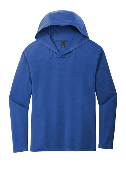 Deep Royal District Perfect Tri Long Sleeve Hoodie, front view showing soft fabric and casual fit.