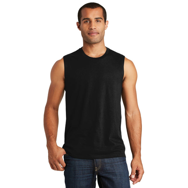 District V.I.T Muscle Tank DT6300 - Black - Union Prints