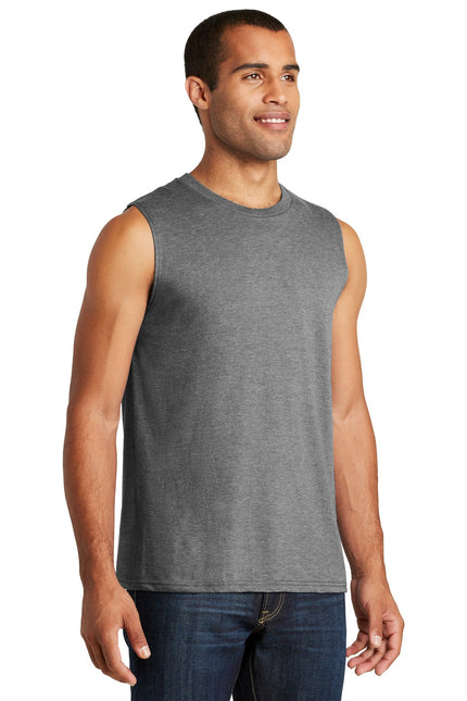 District V.I.T Muscle Tank DT6300 - Grey Frost - Union Prints