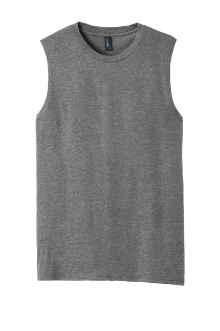 District V.I.T Muscle Tank DT6300 - Grey Frost - Union Prints