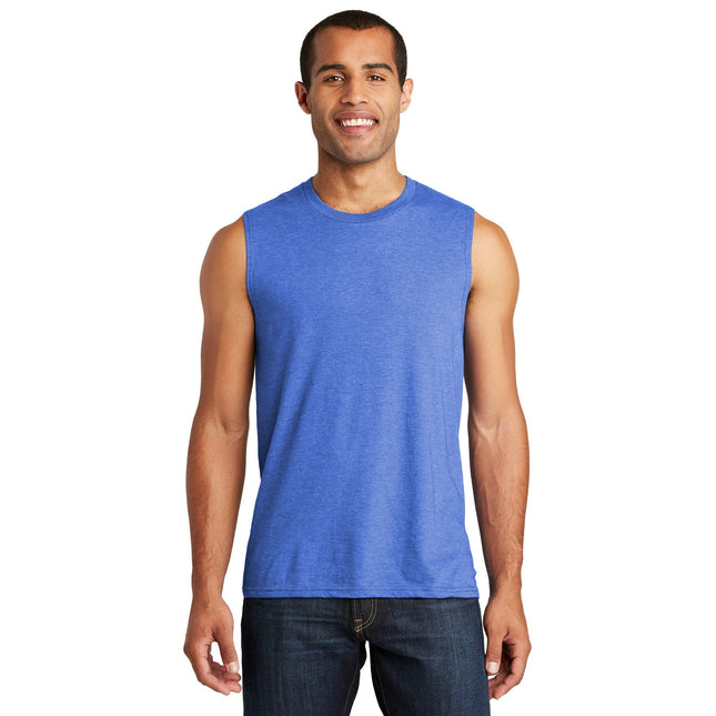 District V.I.T Muscle Tank DT6300 - Royal Frost - Union Prints