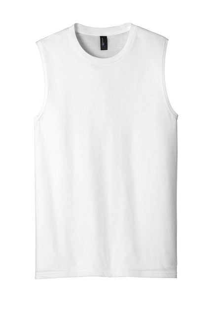 District V.I.T Muscle Tank DT6300 - White - Union Prints