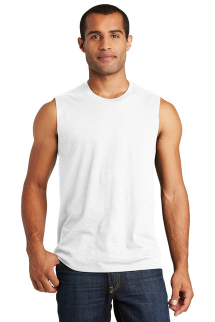 District V.I.T Muscle Tank DT6300 - White - Union Prints