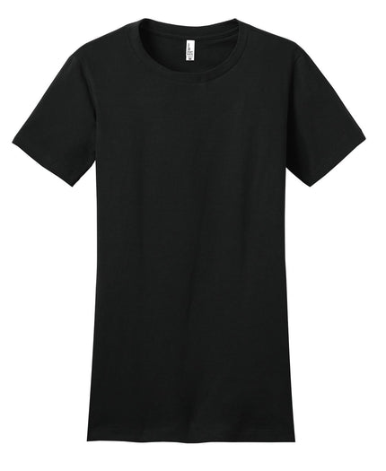 District Women's Fitted The Concert Tee DT5001 - Black - Union Prints