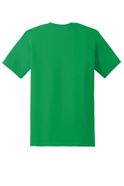 Gildan Heavy Cotton 100% Cotton T-Shirt in Irish Green, showcasing the vibrant green color and classic t-shirt fit.
