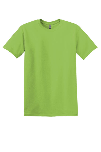 Gildan Heavy Cotton 100% Cotton T-Shirt in Kiwi color, showcasing the front view of the Gildan brand tee.