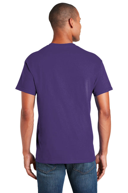 Gildan Heavy Cotton 100% Cotton T-Shirt in lilac color, casual short-sleeve tee for everyday wear.
