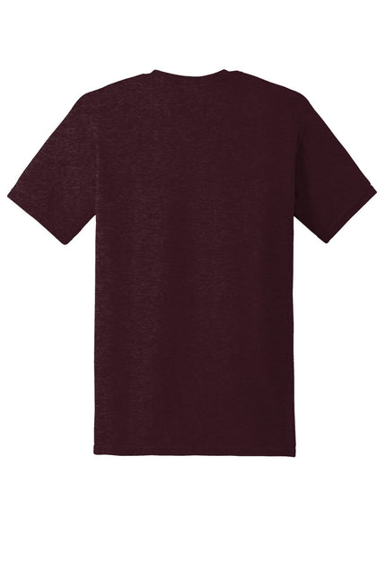 Gildan Heavy Cotton 100% Cotton T-Shirt in Russet color, shown flat with front view and short sleeves.