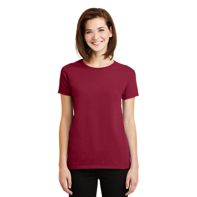 Gildan - Ladies Ultra Cotton 100% US Cotton T-Shirt. 2000L - Cardinal Red - Union Prints