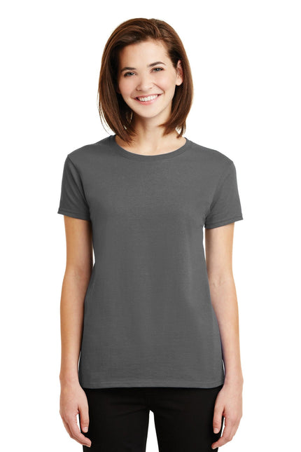 Gildan - Ladies Ultra Cotton 100% US Cotton T-Shirt. 2000L - Charcoal - Union Prints