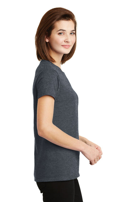 Gildan - Ladies Ultra Cotton 100% US Cotton T-Shirt. 2000L - Dark Heather - Union Prints