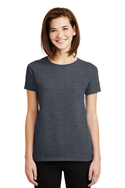 Gildan - Ladies Ultra Cotton 100% US Cotton T-Shirt. 2000L - Dark Heather - Union Prints