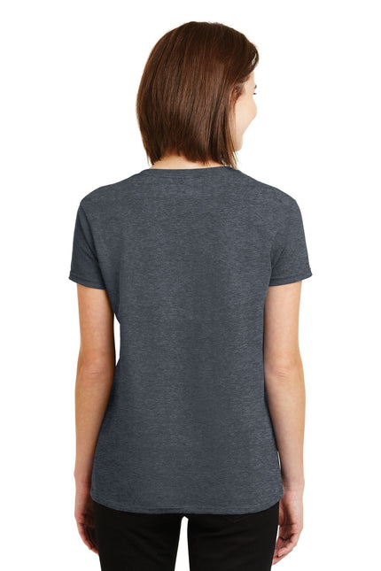 Gildan - Ladies Ultra Cotton 100% US Cotton T-Shirt. 2000L - Dark Heather - Union Prints