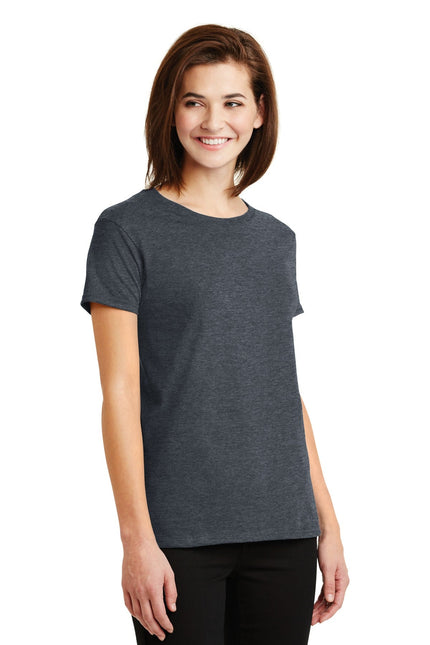 Gildan - Ladies Ultra Cotton 100% US Cotton T-Shirt. 2000L - Dark Heather - Union Prints