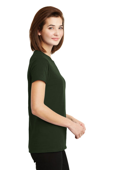 Gildan - Ladies Ultra Cotton 100% US Cotton T-Shirt. 2000L - Forest Green - Union Prints