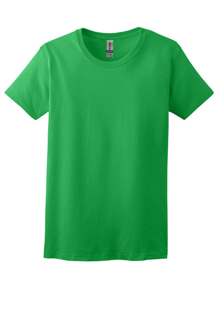 Gildan - Ladies Ultra Cotton 100% US Cotton T-Shirt. 2000L - Irish Green - Union Prints