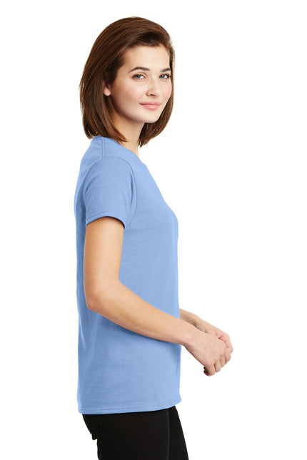 Gildan - Ladies Ultra Cotton 100% US Cotton T-Shirt. 2000L - Light Blue - Union Prints