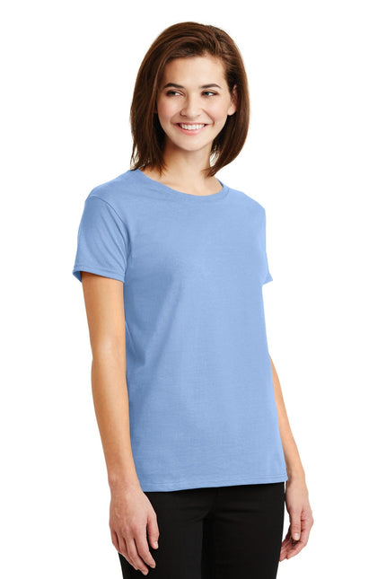 Gildan - Ladies Ultra Cotton 100% US Cotton T-Shirt. 2000L - Light Blue - Union Prints