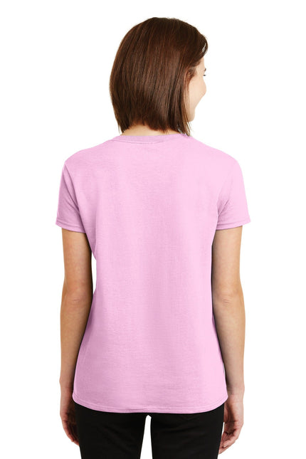 Gildan - Ladies Ultra Cotton 100% US Cotton T-Shirt. 2000L - Light Pink - Union Prints