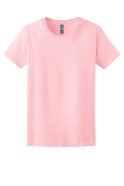 Gildan - Ladies Ultra Cotton 100% US Cotton T-Shirt. 2000L - Light Pink - Union Prints