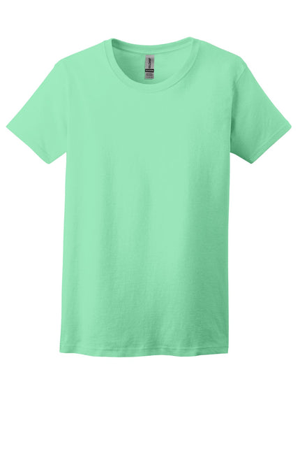 Gildan - Ladies Ultra Cotton 100% US Cotton T-Shirt. 2000L - Mint Green - Union Prints