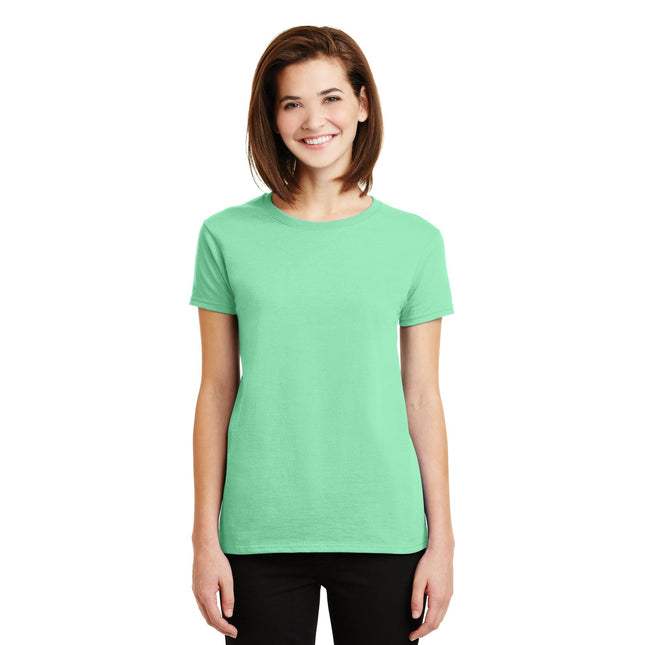 Gildan - Ladies Ultra Cotton 100% US Cotton T-Shirt. 2000L - Mint Green - Union Prints