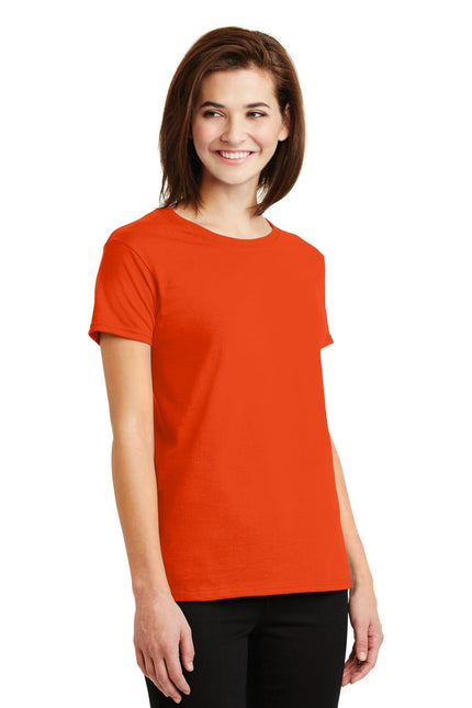 Gildan - Ladies Ultra Cotton 100% US Cotton T-Shirt. 2000L - Orange - Union Prints