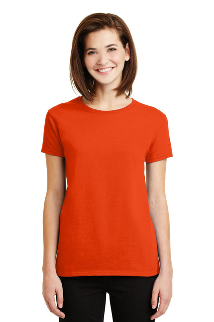 Gildan - Ladies Ultra Cotton 100% US Cotton T-Shirt. 2000L - Orange - Union Prints
