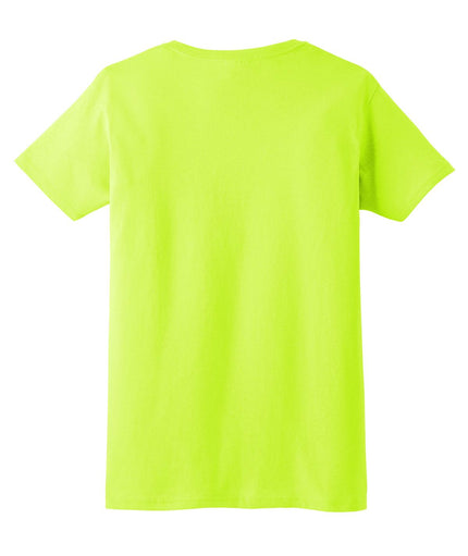 Gildan - Ladies Ultra Cotton 100% US Cotton T-Shirt. 2000L - Safety Green - Union Prints