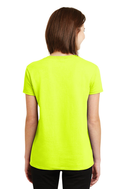 Gildan - Ladies Ultra Cotton 100% US Cotton T-Shirt. 2000L - Safety Green - Union Prints