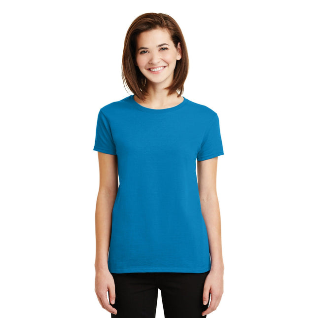 Gildan - Ladies Ultra Cotton 100% US Cotton T-Shirt. 2000L - Sapphire - Union Prints