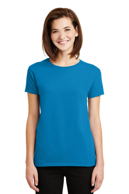 Gildan - Ladies Ultra Cotton 100% US Cotton T-Shirt. 2000L - Sapphire - Union Prints