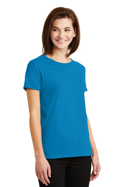 Gildan - Ladies Ultra Cotton 100% US Cotton T-Shirt. 2000L - Sapphire - Union Prints