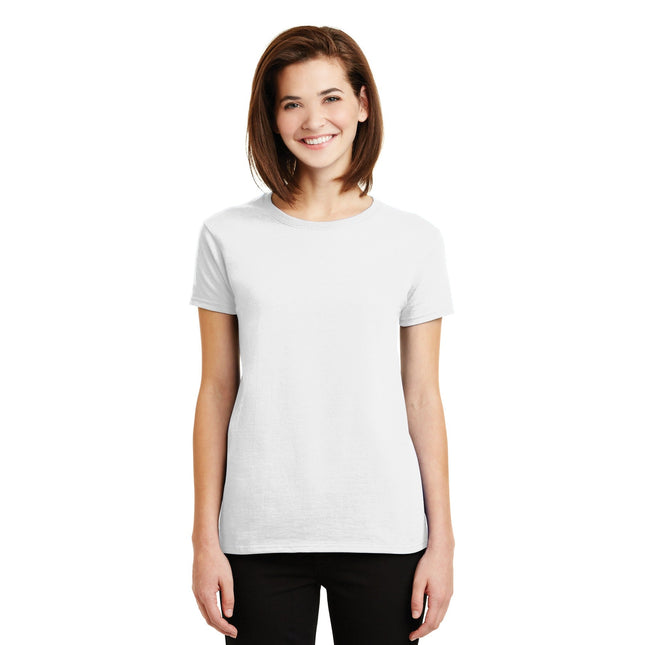 Gildan - Ladies Ultra Cotton 100% US Cotton T-Shirt. 2000L - White - Union Prints