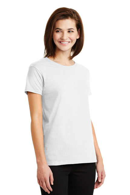 Gildan - Ladies Ultra Cotton 100% US Cotton T-Shirt. 2000L - White - Union Prints