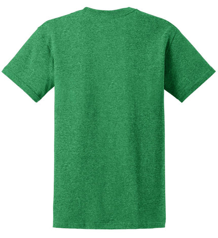 Gildan Ultra Cotton 100% US Cotton T-Shirt in Antique Irish Green, front view showing the soft, comfortable fabric and classic fit.