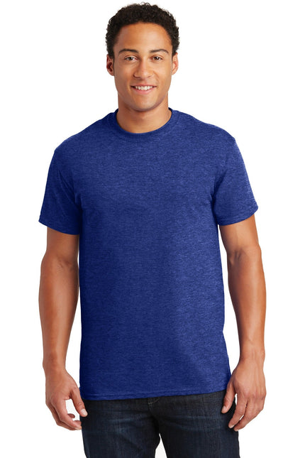 Gildan Ultra Cotton 100% US Cotton T-Shirt in Antique Royal, front view showing the soft fabric and vibrant color.