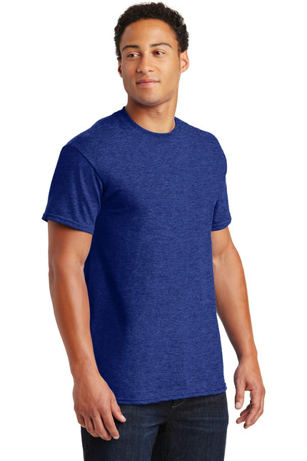 Gildan Ultra Cotton 100% US Cotton T-Shirt in Antique Royal color, showing front view with smooth fabric and classic fit.