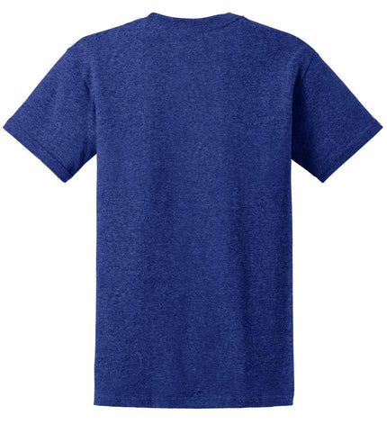 Gildan Ultra Cotton 100% US Cotton T-Shirt in Antique Royal color, front view showing classic fit and soft fabric.