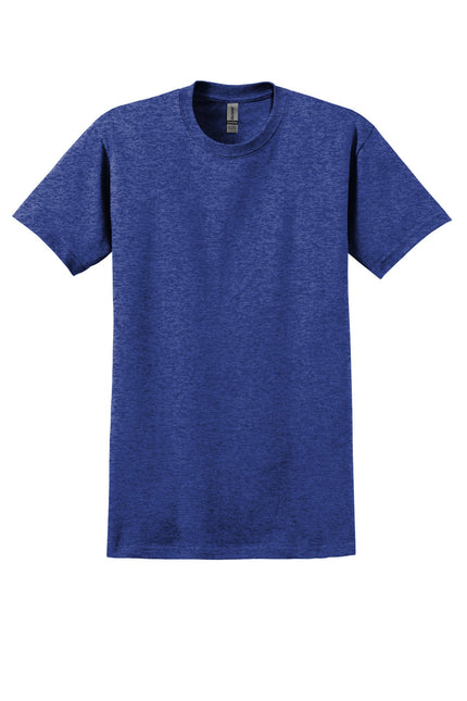 Gildan Ultra Cotton 100% US Cotton T-Shirt in Antique Royal color, front view showing the classic fit and smooth fabric.