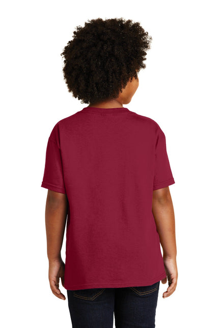 Gildan - Youth Heavy Cotton 100% Cotton T-Shirt. 5000B - Cardinal Red - Union Prints