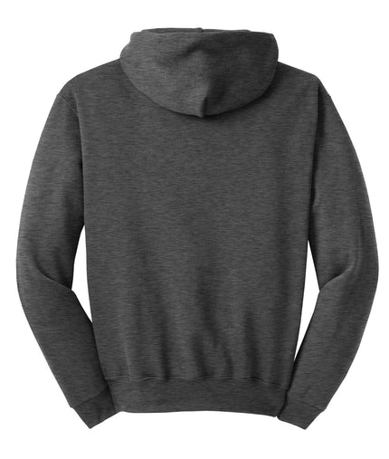 Jerzees - NuBlend Pullover Hooded Sweatshirt. 996M - Black Heather - Union Prints