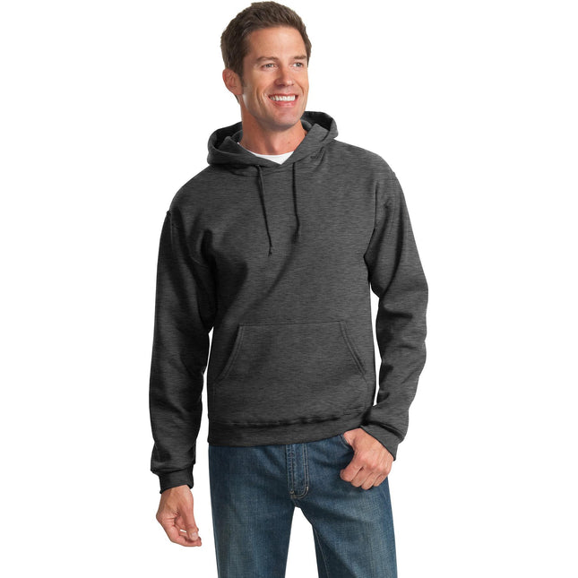 Jerzees - NuBlend Pullover Hooded Sweatshirt. 996M - Black Heather - Union Prints