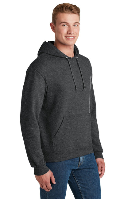 Jerzees - NuBlend Pullover Hooded Sweatshirt. 996M - Black Heather - Union Prints