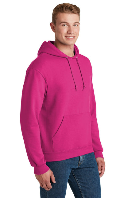 Jerzees - NuBlend Pullover Hooded Sweatshirt. 996M - Cyber Pink - Union Prints