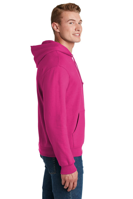 Jerzees - NuBlend Pullover Hooded Sweatshirt. 996M - Cyber Pink - Union Prints